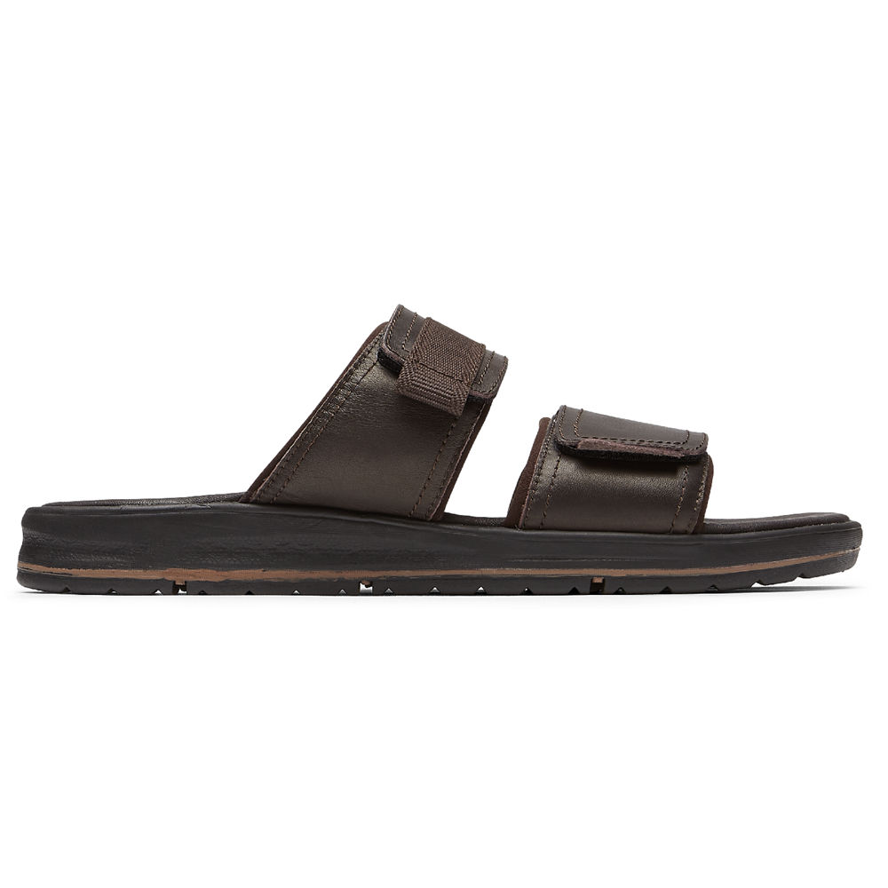 Rockport Slides For Mens Brown - Lucky Bay Dress - FP7250463